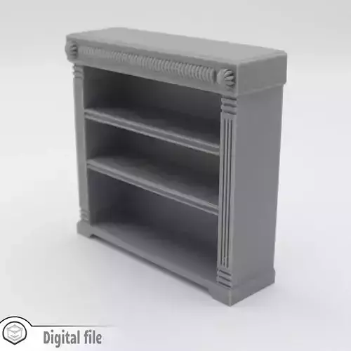 Book library Antique English Bookshelf Cabinet