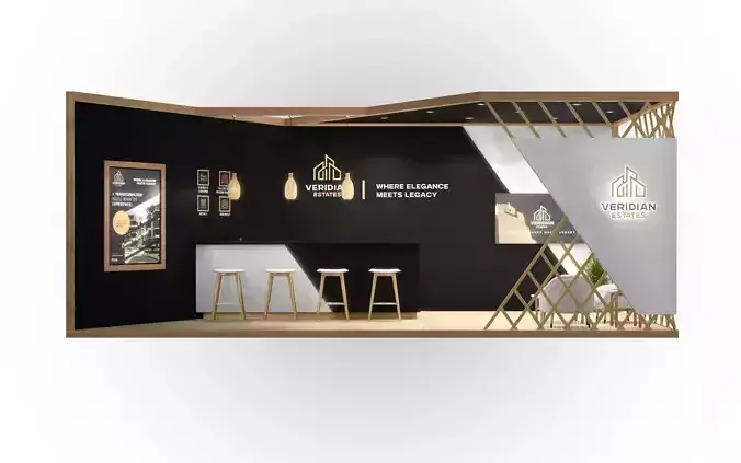 3D Exhibition stand Real Estate