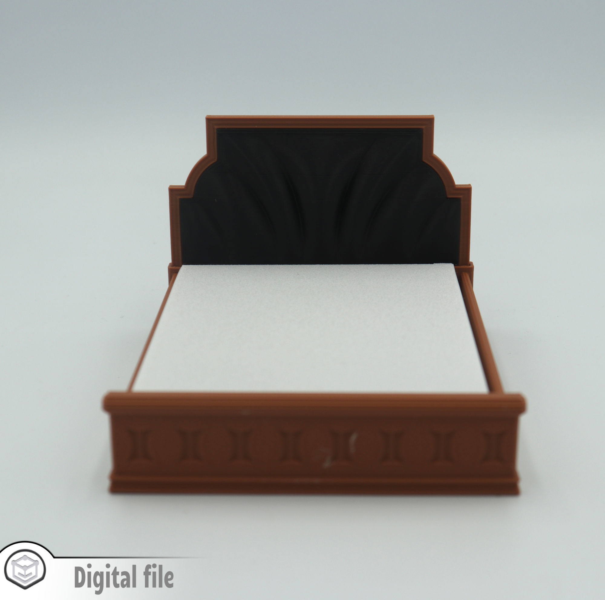 miniature Classic bed 3D print model_2