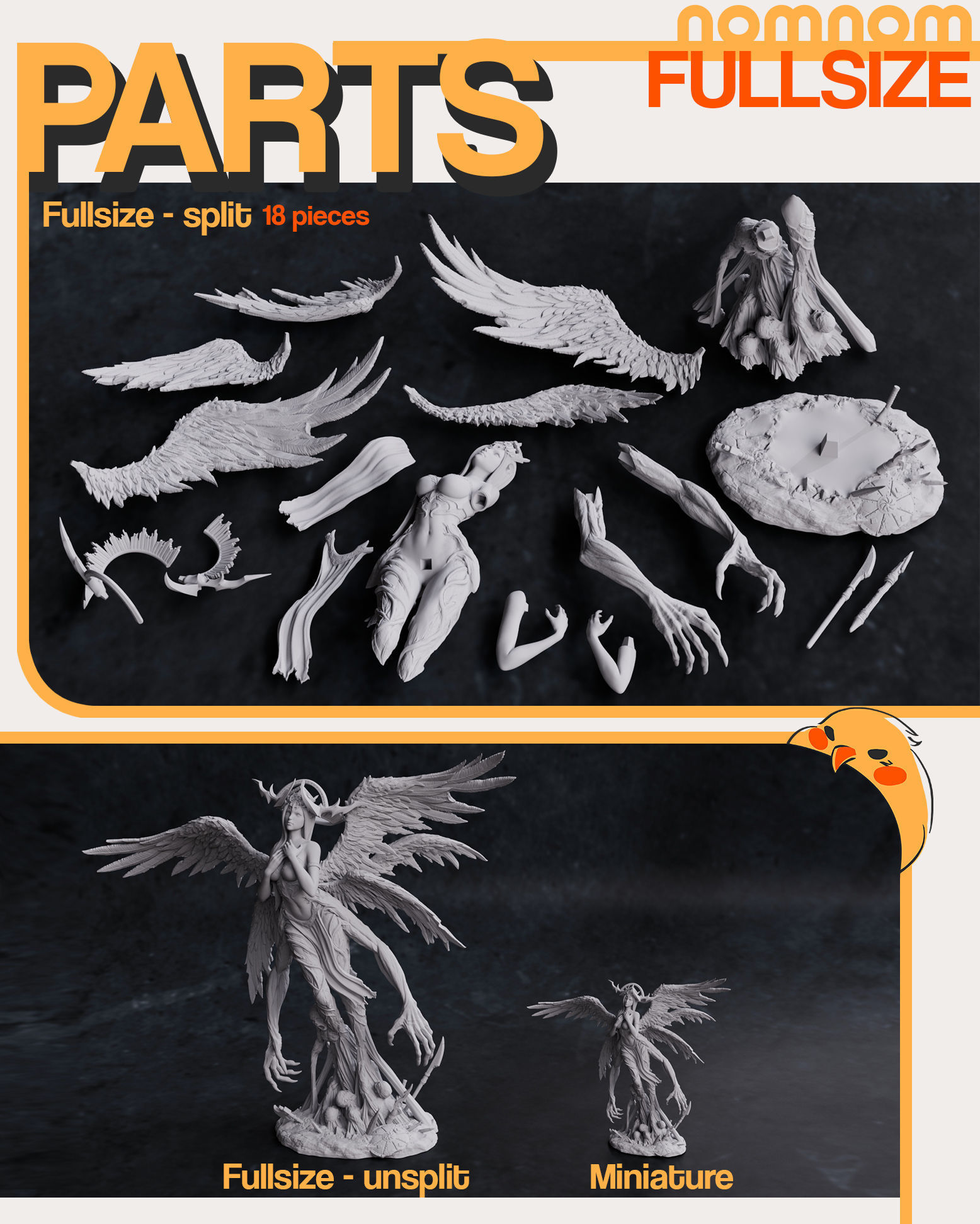 Zhazel - Nomnom Original Character 3D print model_1