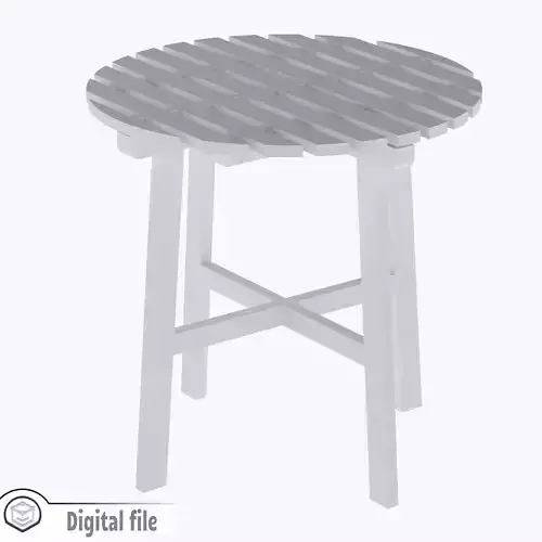 miniature Indoor outdoor table Ikea inspired 