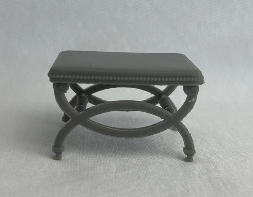 Living room stool style 2 vintage  3D print model_5