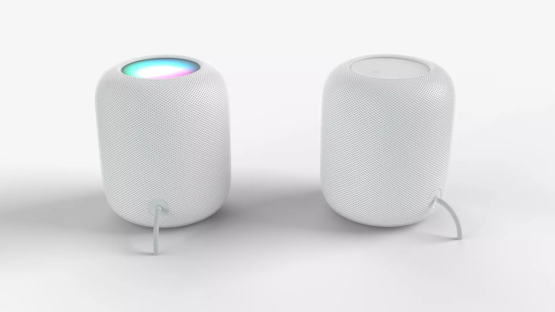 Apple HomePod 2024 white 3D model