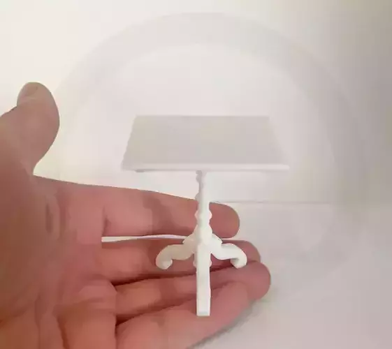 miniature Louis Philippe Thread Table inspired  3D print model