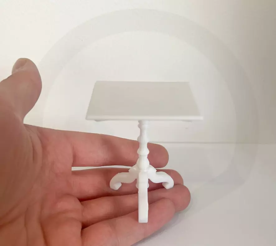 miniature Louis Philippe Thread Table inspired 3D print model