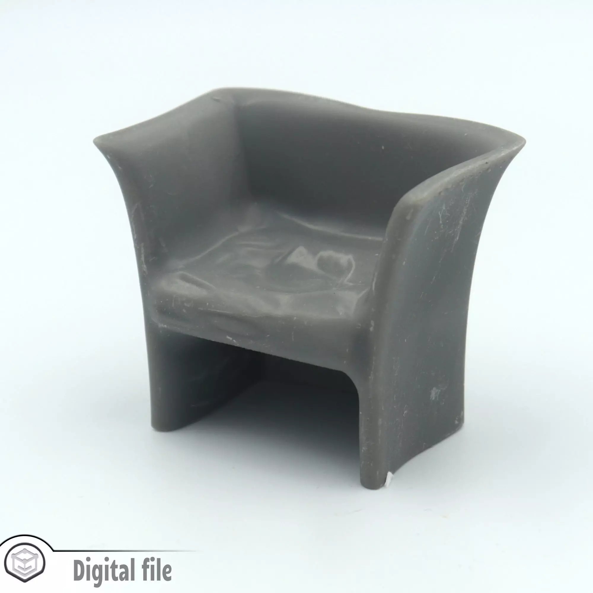 Modern armchair 1 3D print model_0