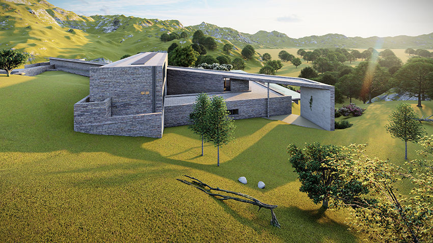 Casa Scene- Beach villa-modern house 3D model_14