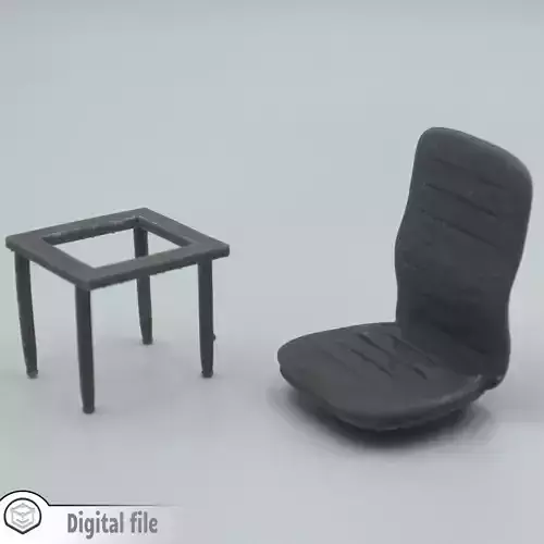 Modern chair Ikea inspired 