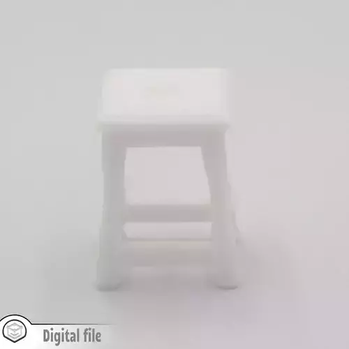 miniature Oak Joint Stool 18th Century 