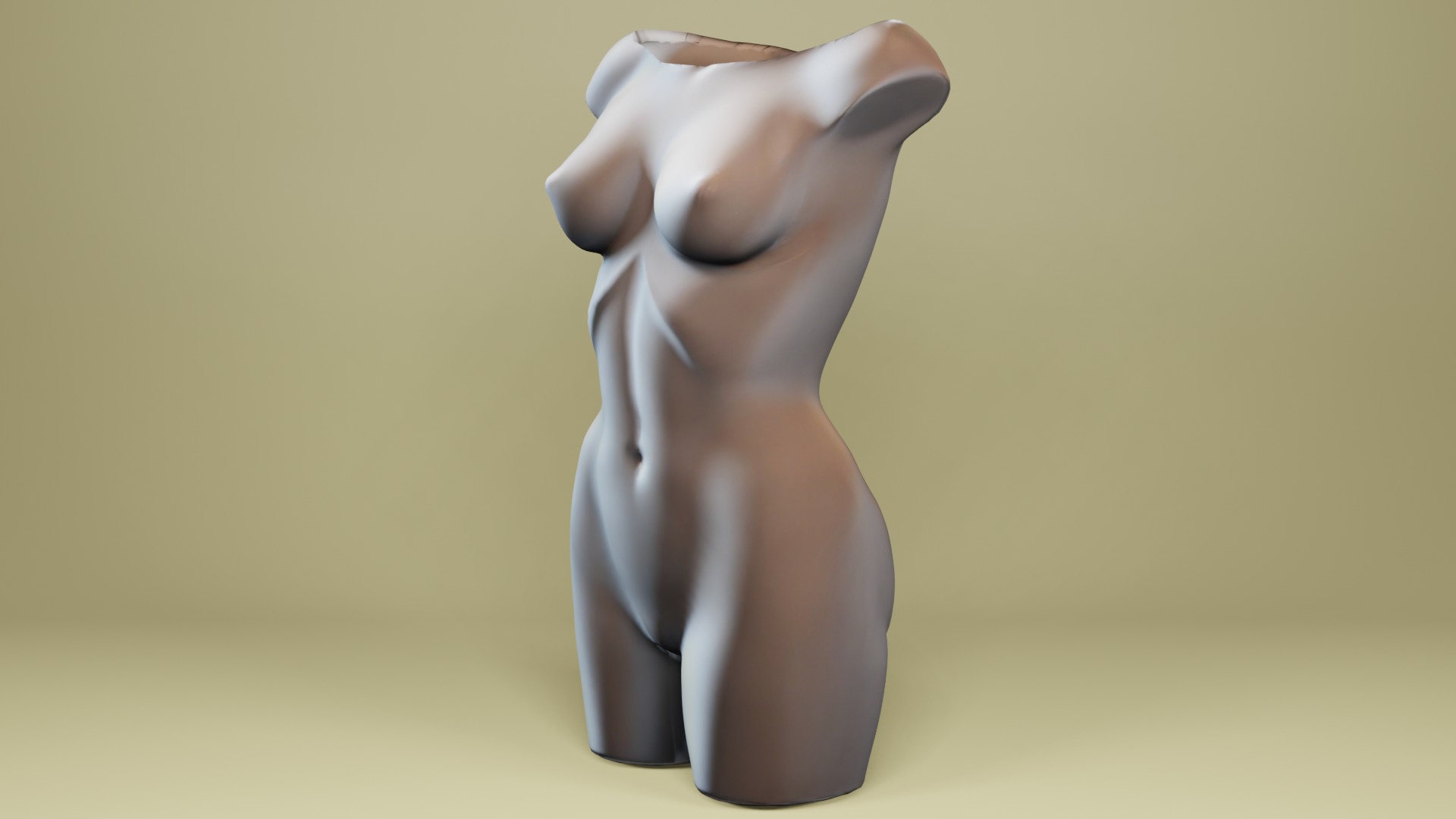 WOMAN BODY PENCIL HOLDER 3D PRINT STL FILE  3D PENCIL HOLDER 3D print model_1