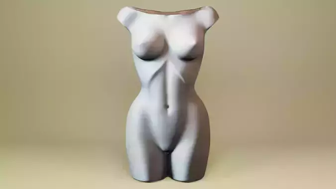 WOMAN BODY PENCIL HOLDER 3D PRINT STL FILE  3D PENCIL HOLDER 3D print model
