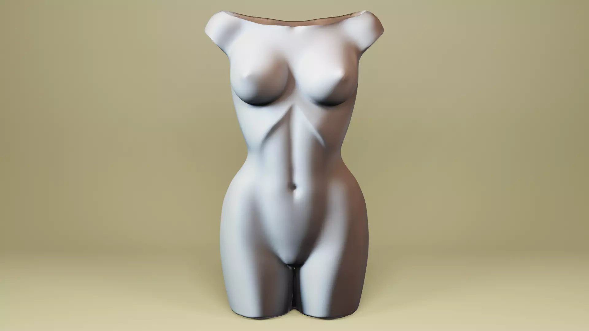 WOMAN BODY PENCIL HOLDER 3D PRINT STL FILE  3D PENCIL HOLDER 3D print model_0