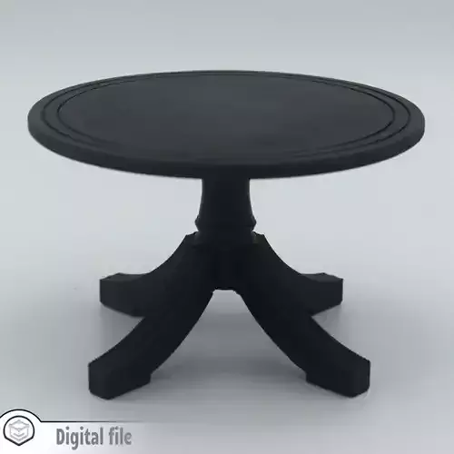 Oval shaped coffee table 