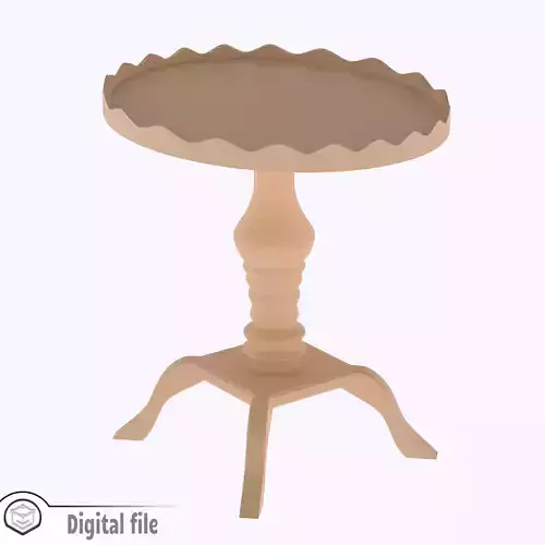 Regency Style Pie Crust Coffee or Side Table 