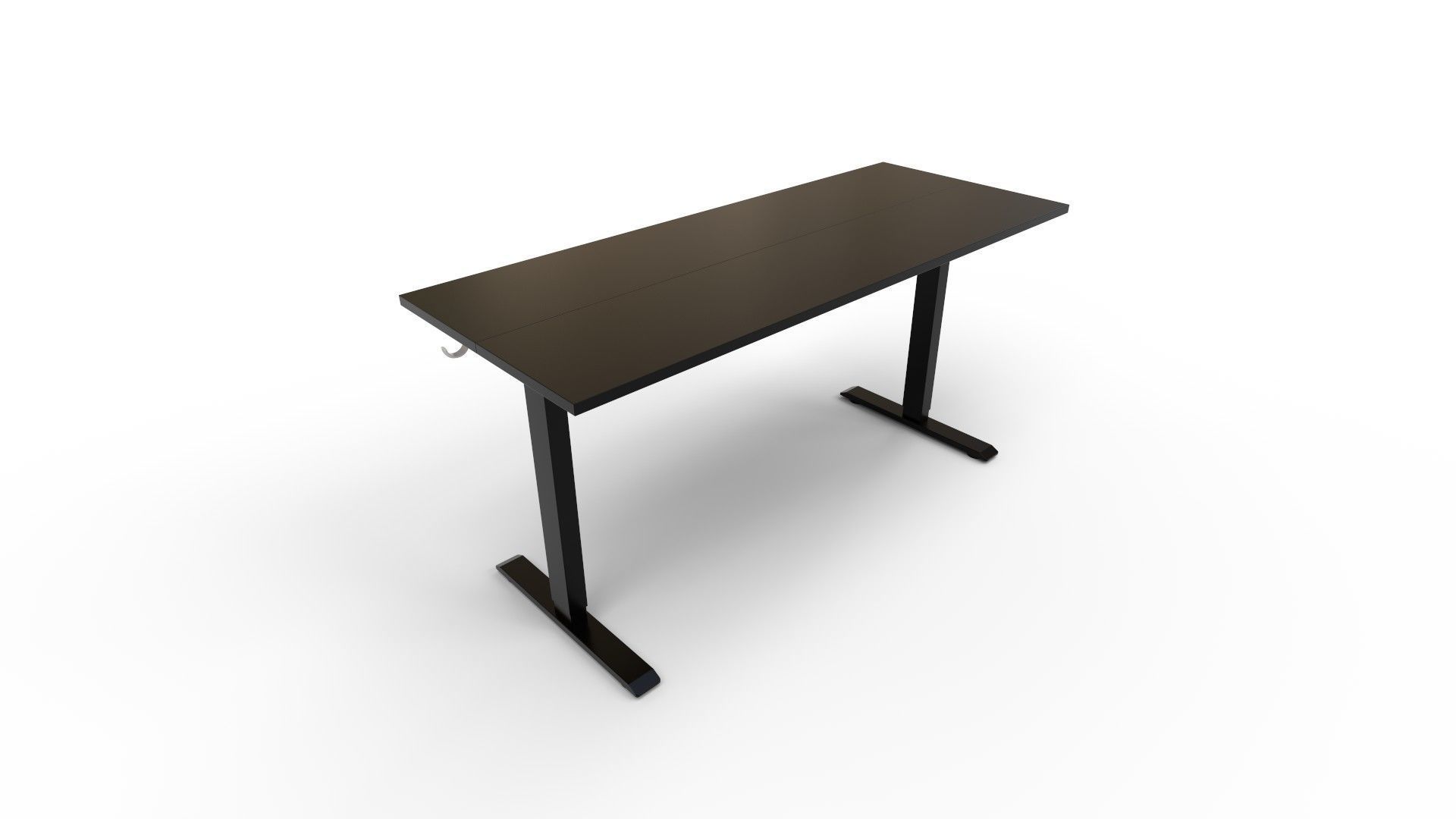 Adjustable Standing Desk 3D model_5