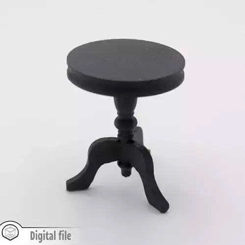 Table side vintage round 