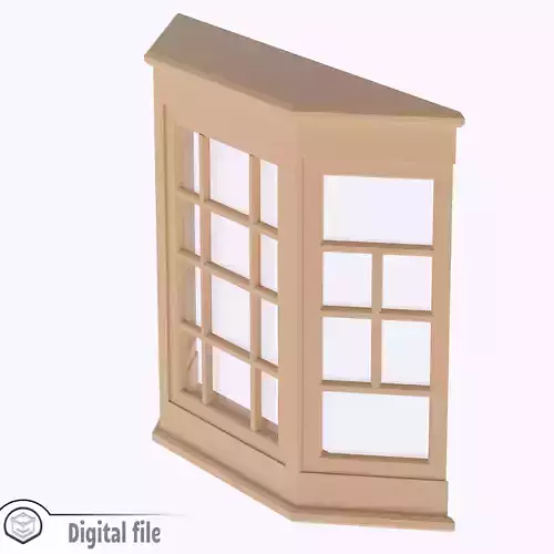 Bay window multi-color and multi-material features 