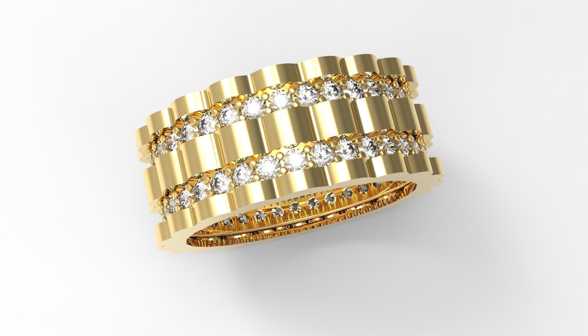 Gipsi ring 3D print model_1