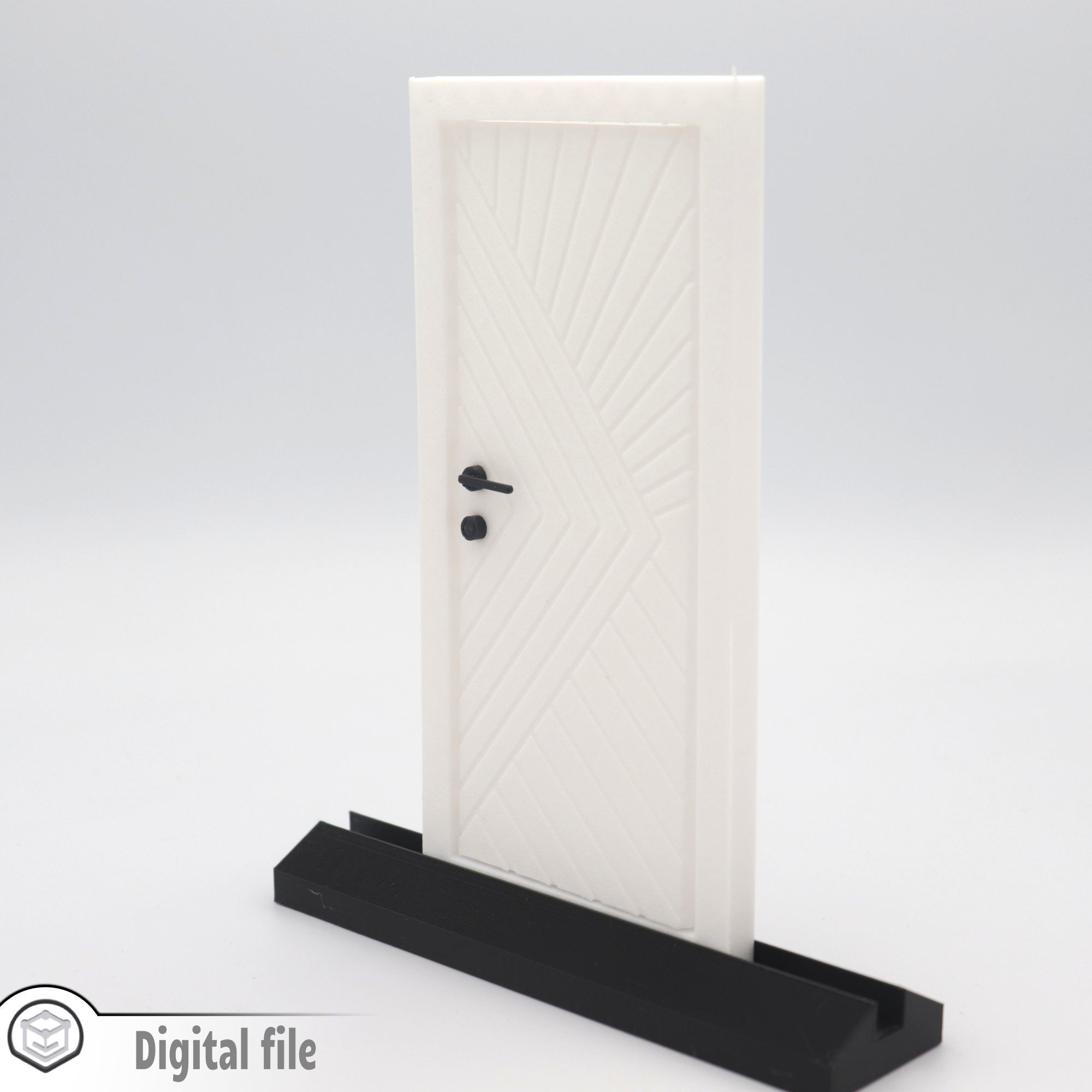 Functional Door style 2 3D print model_1
