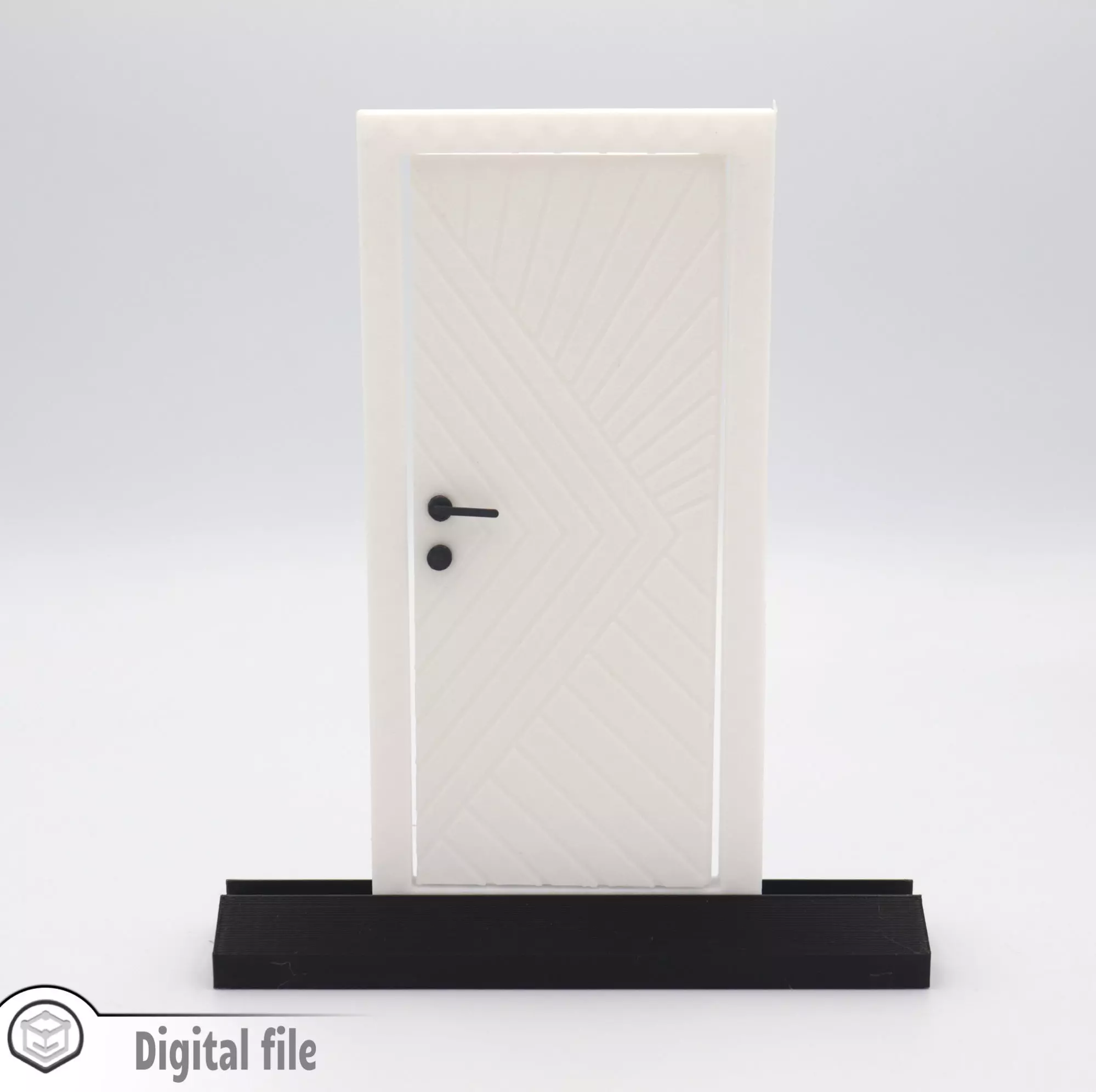 Functional Door style 2 3D print model_0