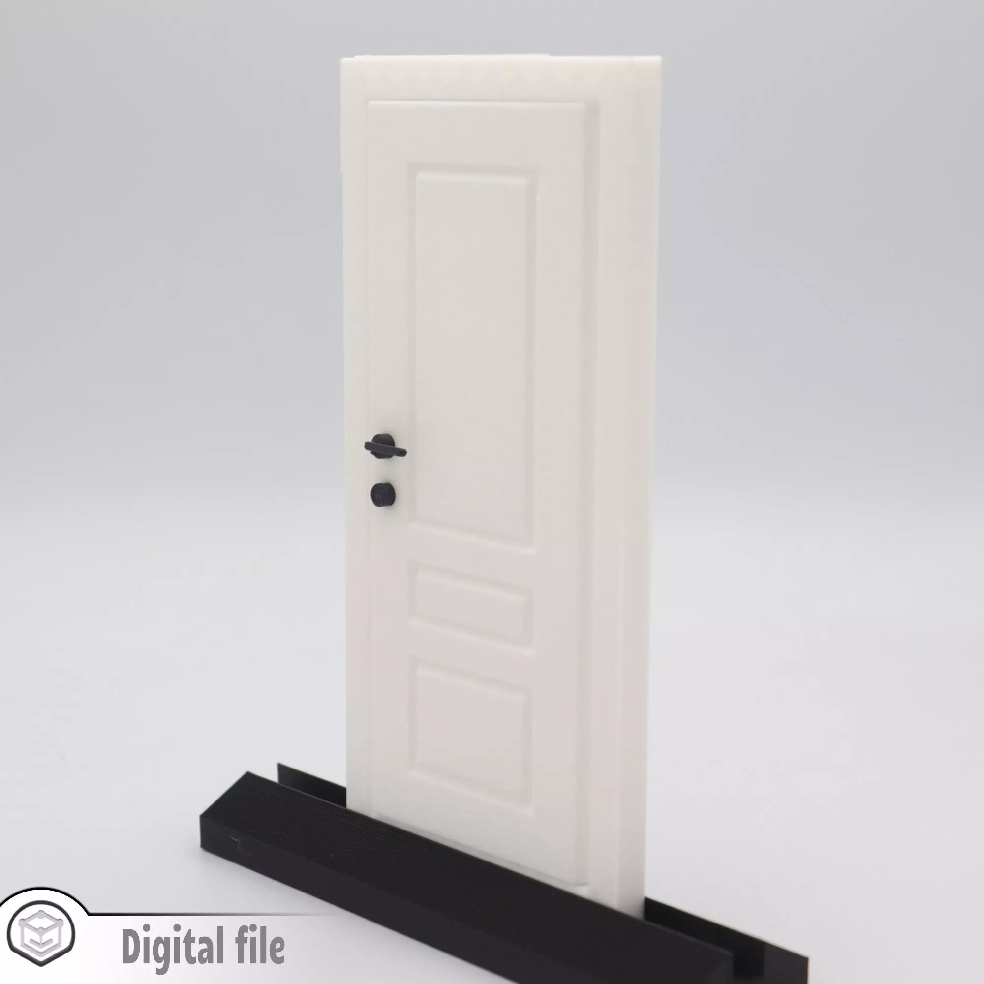 Functional Door style 4 3D print model_0