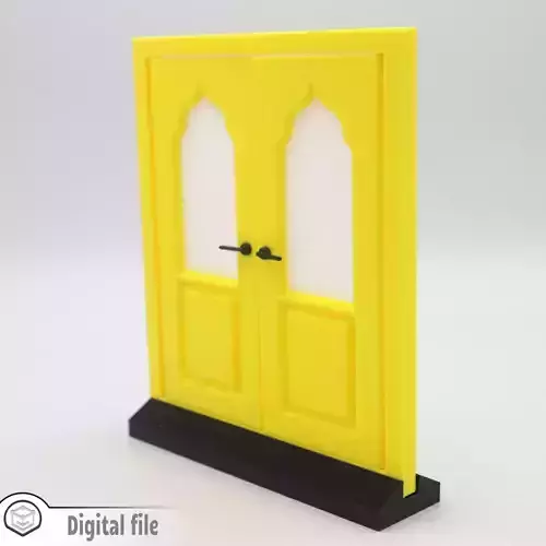 Functional Double Door style 8 multi-color and multi-material 