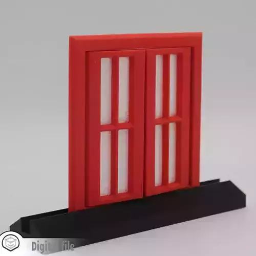 Functional Double windows style 7 multi-color 