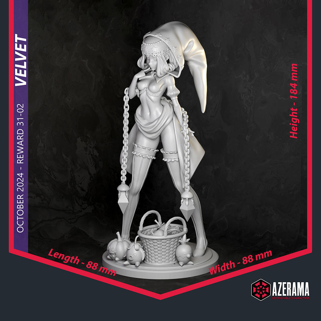 Velvet STL Ready for 3D Printing 3D print model_6