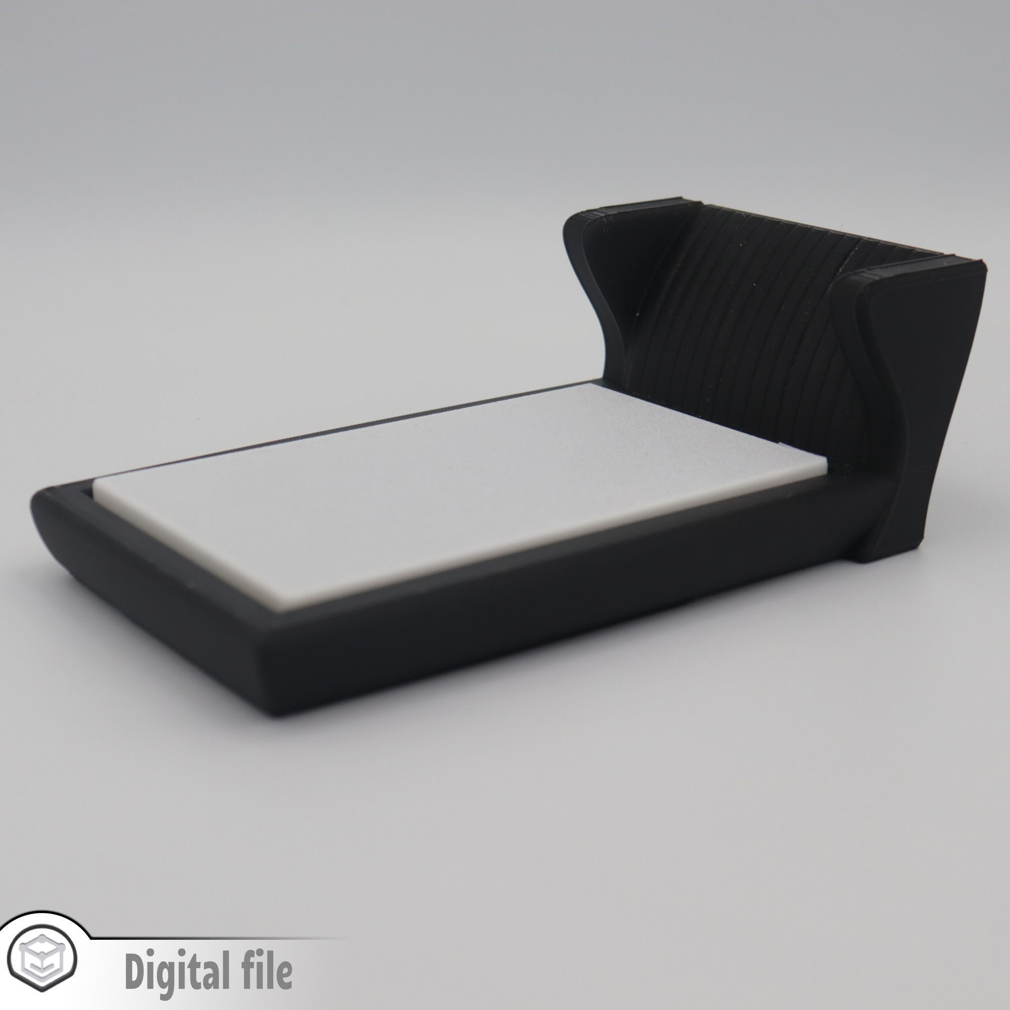 Modern bed design 2 3D print model_3