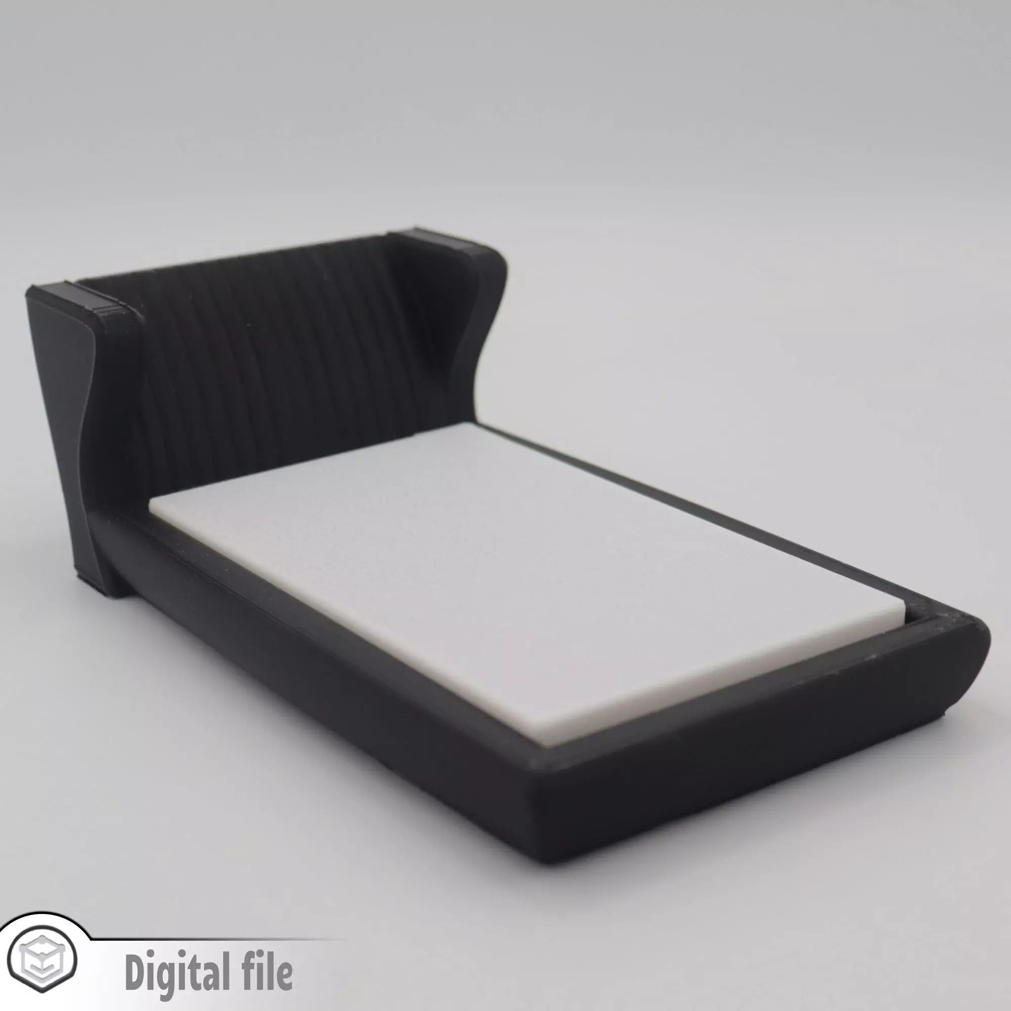 Modern bed design 2 3D print model_0