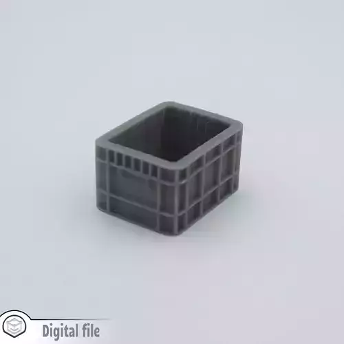 miniature Plastic crate 