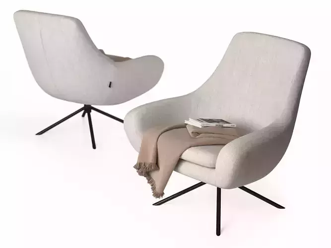 Noomi Swivel Chair 3D model