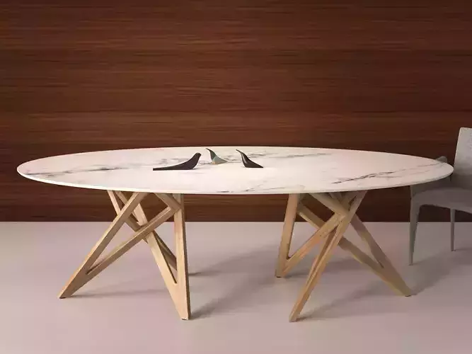 Ennea Oval Dining Table