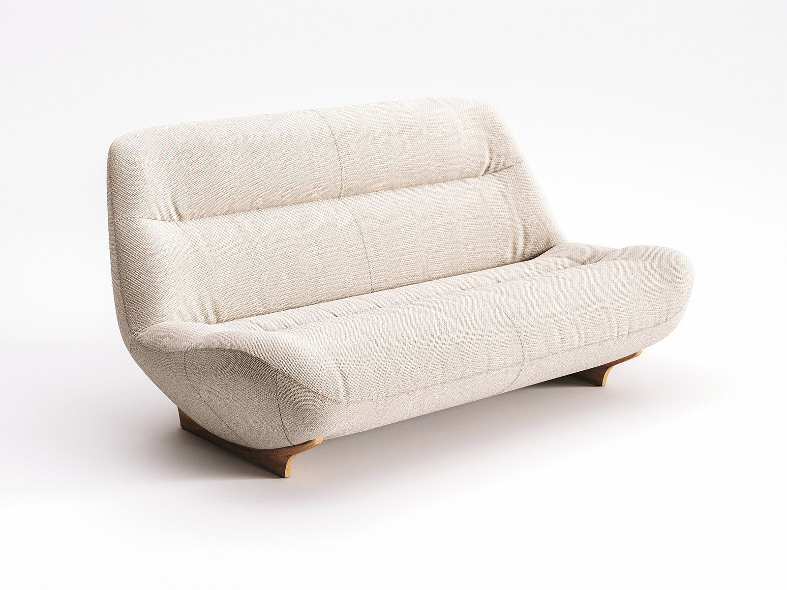 Manarola Loveseat 3D model_2