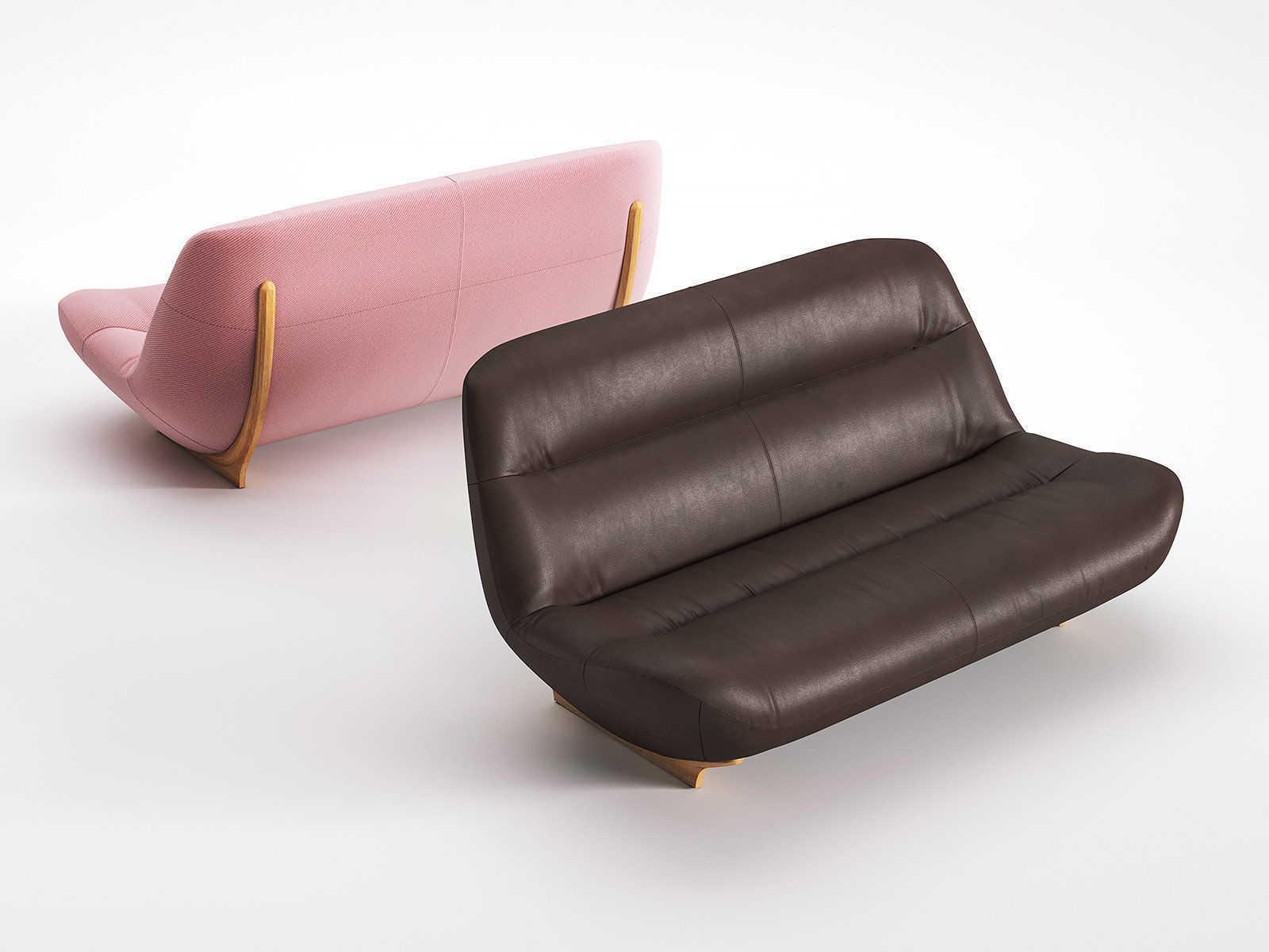 Manarola Loveseat 3D model_3