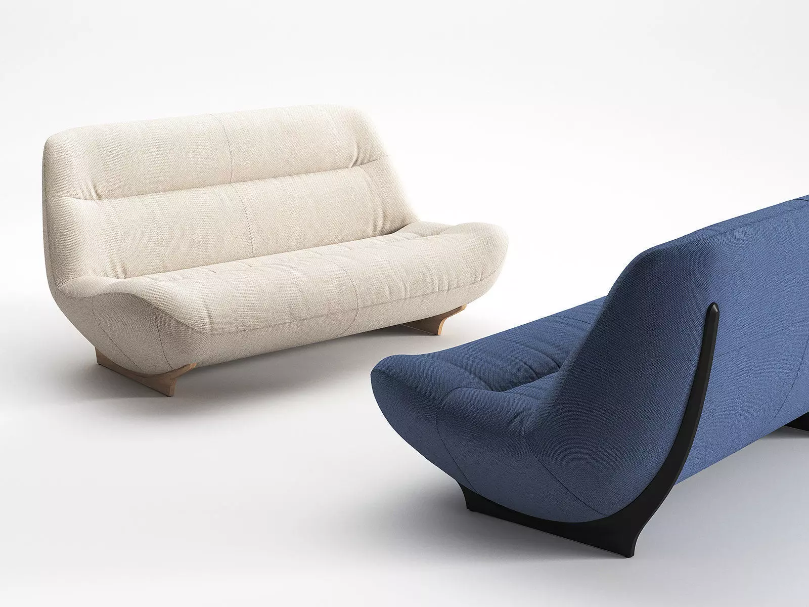 Manarola Loveseat 3D model_0