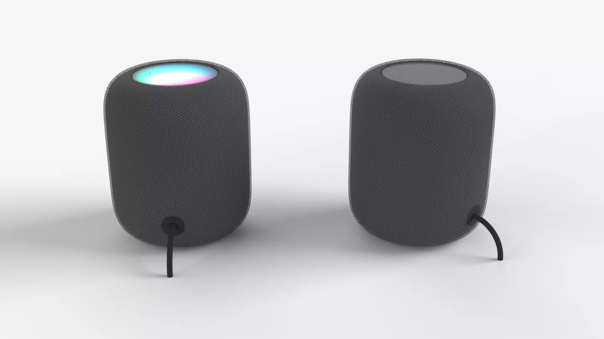 Apple HomePod 2024 Midnight 3D model_0