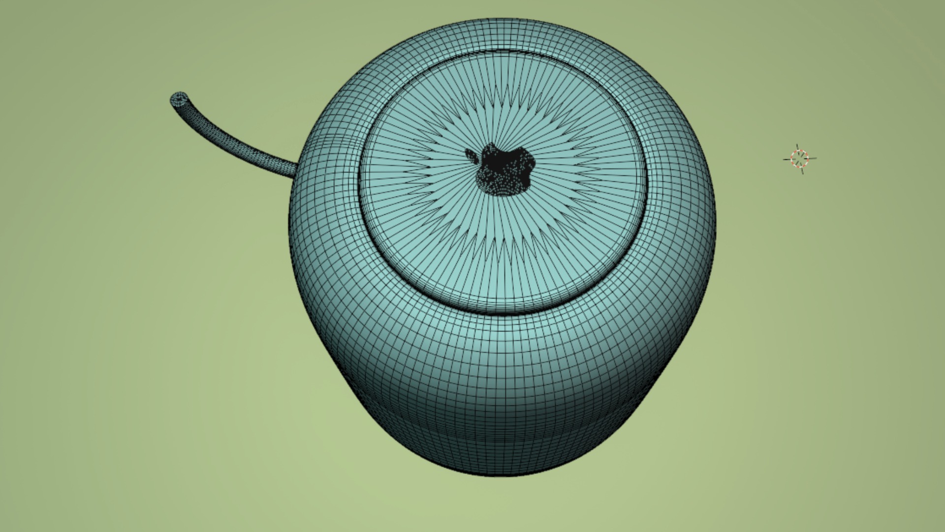 Apple HomePod 2024 Midnight 3D model_10