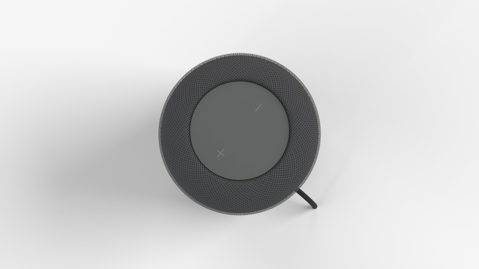 Apple HomePod 2024 Midnight 3D model_4
