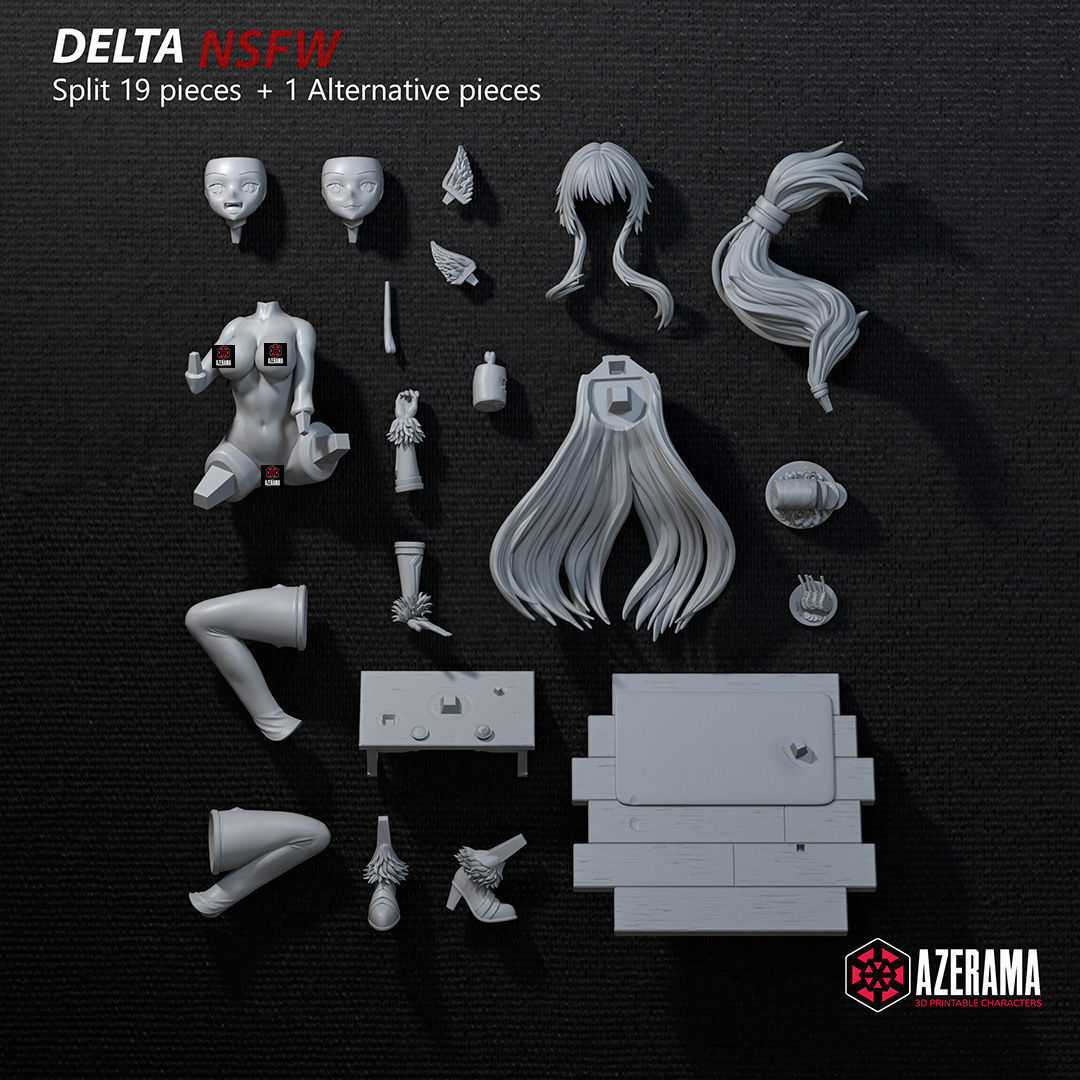 Delta NSFW STL Ready for 3D Printing 3D print model_1