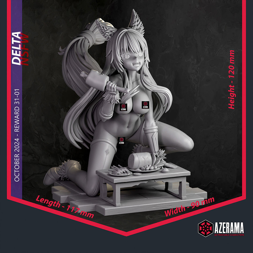 Delta NSFW STL Ready for 3D Printing 3D print model_4