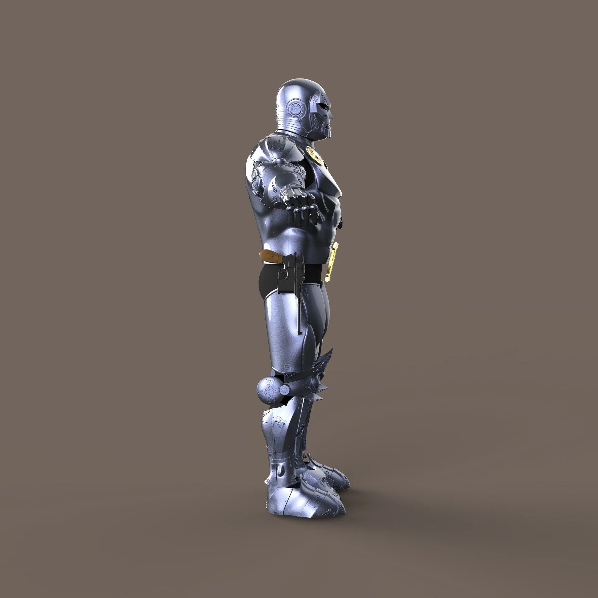 Dr Doom Full Armor from Legendary Series 3D Model Ready to Print 3D print model_3