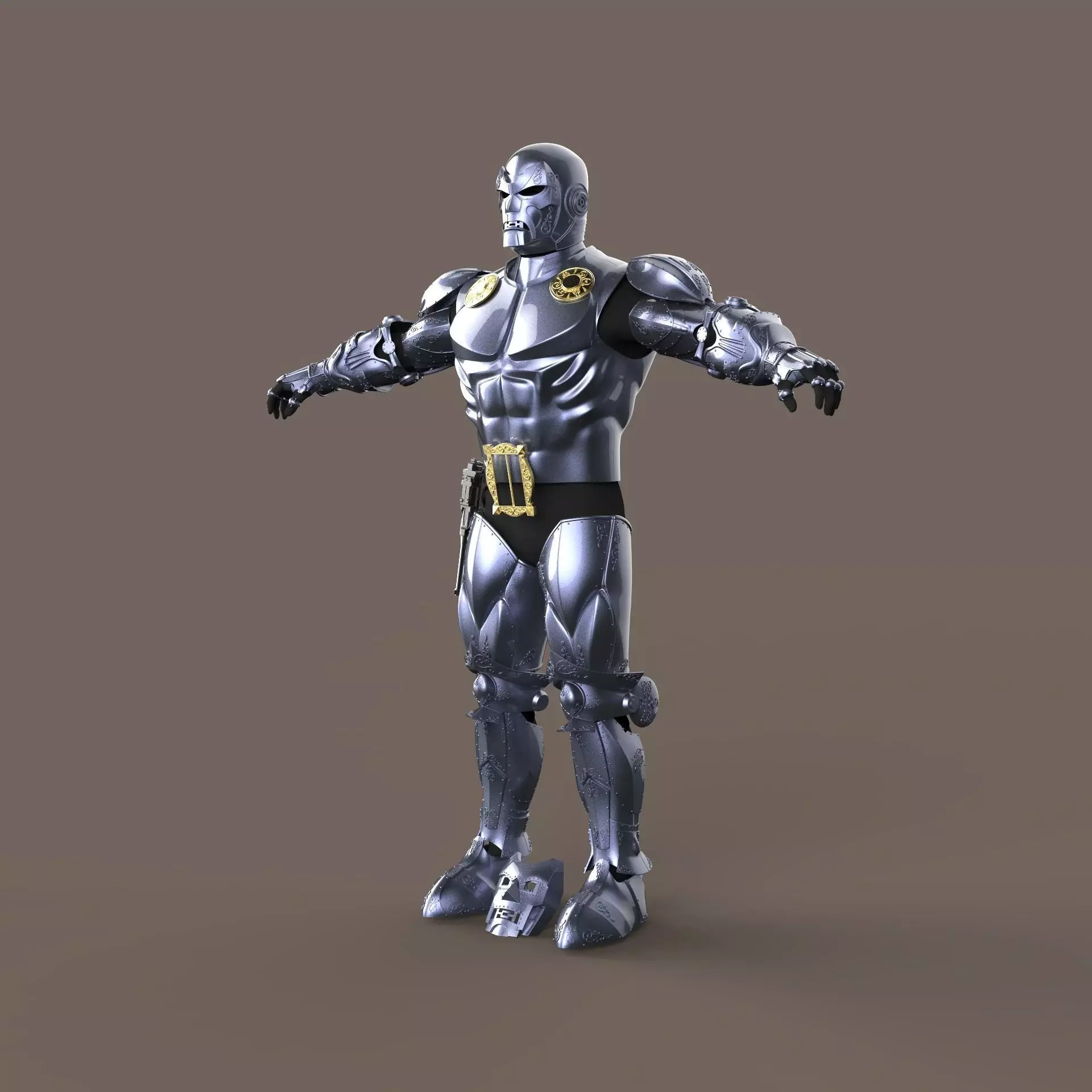 Dr Doom Full Armor from Legendary Series 3D Model Ready to Print 3D print model_0