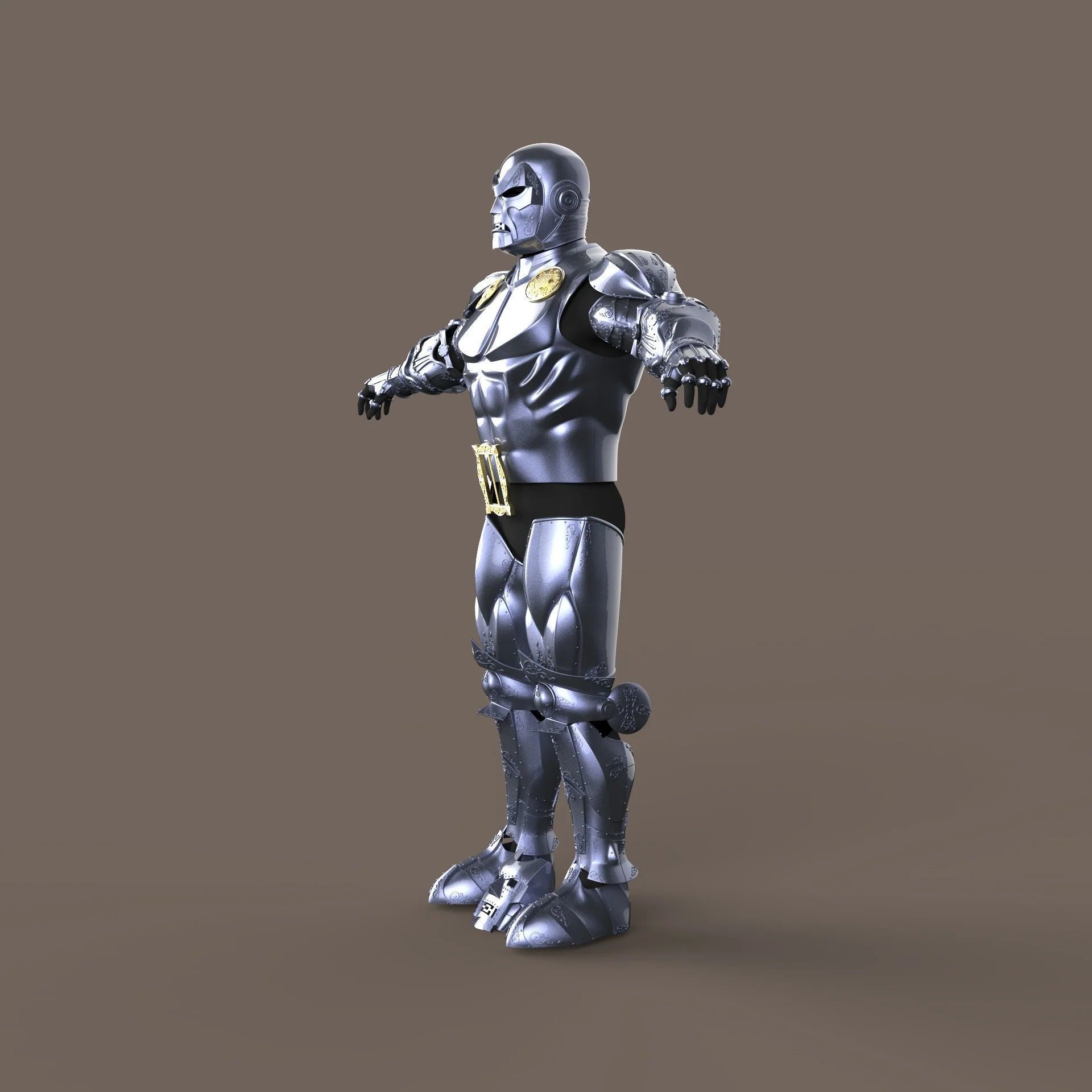 Dr Doom Full Armor from Legendary Series 3D Model Ready to Print 3D print model_1