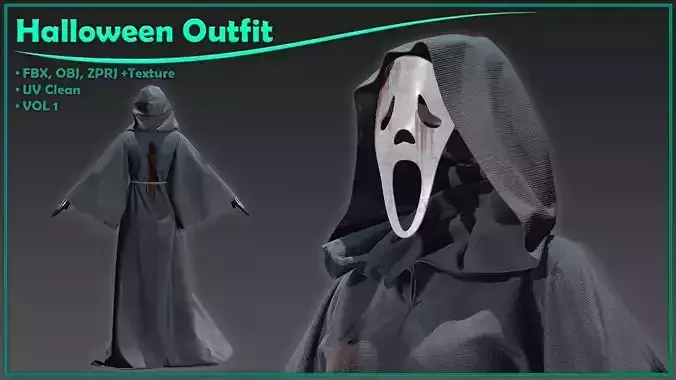 Halloween outfit with texture