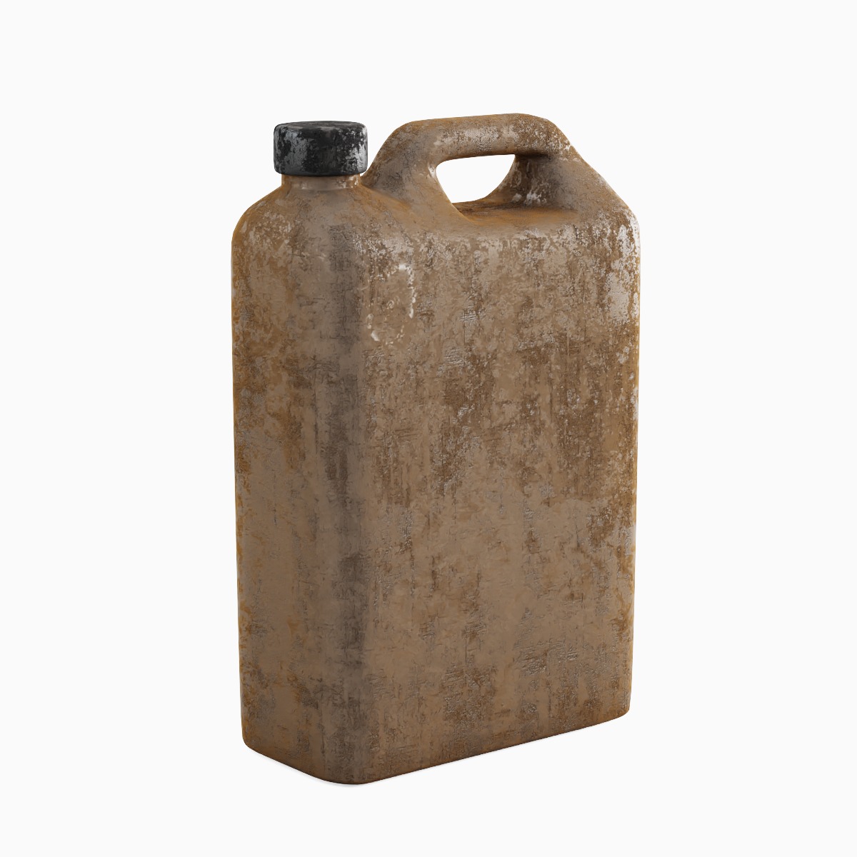 Old Plastic Canister 02 3D model_2