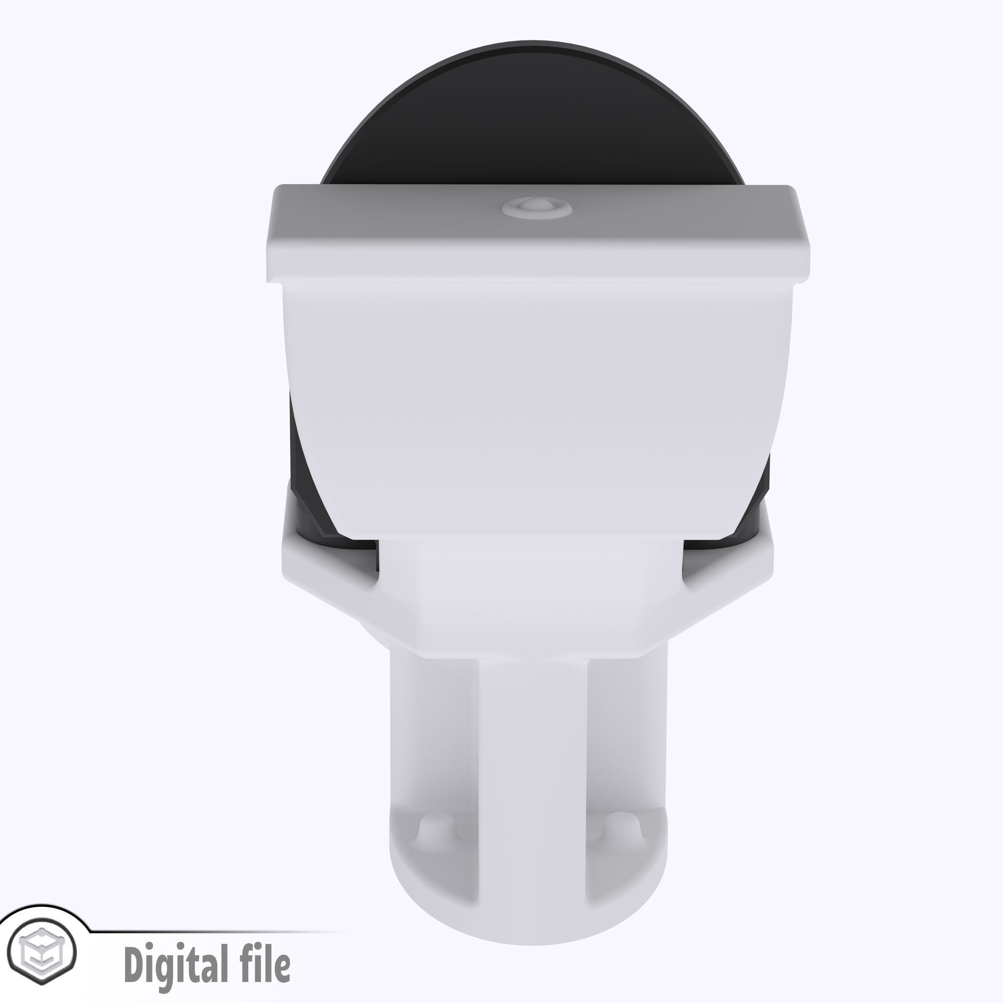 miniature Bathroom modern toilet  3D print model_5