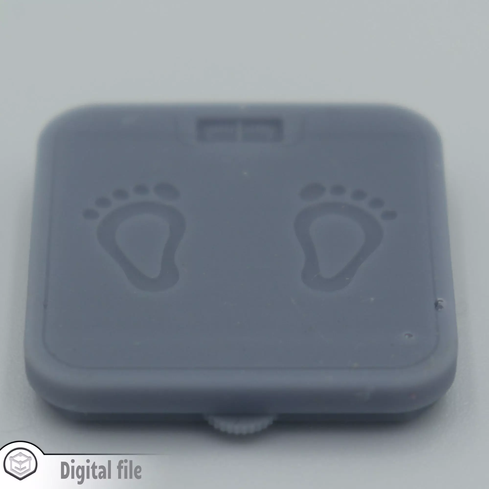 miniature Bathroom weight scale 3D print model