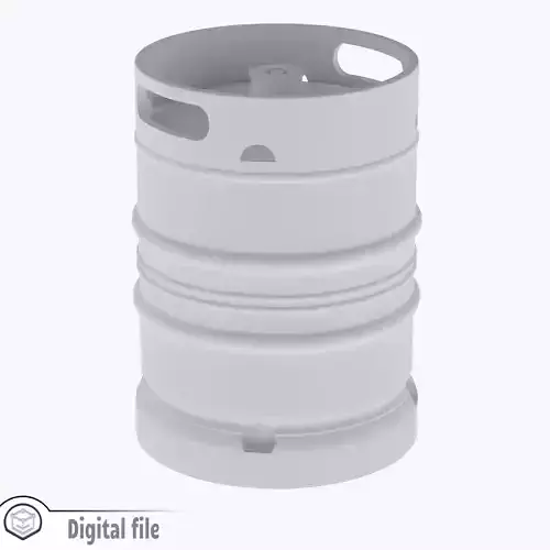 miniature Beer Keg  3D print model