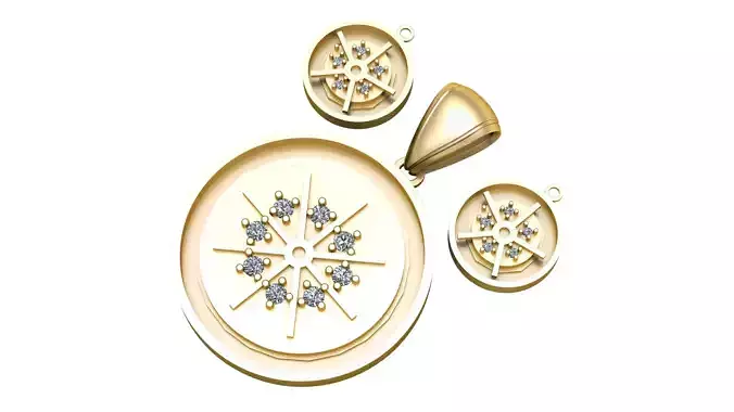 OLD FASHION LOCKET SET 3D PRINTABLE MODEL